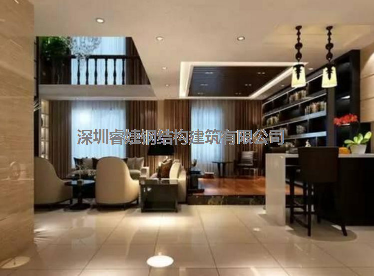 睿婕鋼結(jié)構(gòu)裝修：260平米現(xiàn)代簡(jiǎn)約別墅，黑白色調(diào)一樣出眾(圖1)