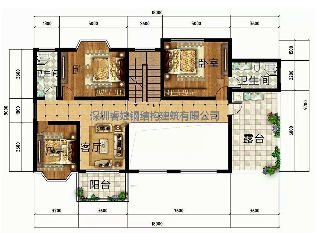 推薦一套:帶柴火房和車(chē)庫(kù)的鋼結(jié)構(gòu)別墅,美觀又實(shí)用(圖3) 推薦一套:帶柴火房和車(chē)庫(kù)的鋼結(jié)構(gòu)別墅,美觀又實(shí)用(圖3)
